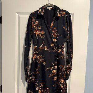 EQUIPMENT silky wrap dress XS